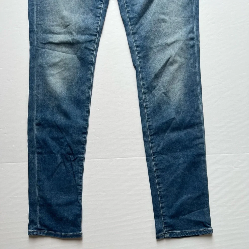 Mavi Alexa Slim Mid Rise Blue Skinny Jeans Size 28W 32L Cotton Stretch - Picture 5 of 11